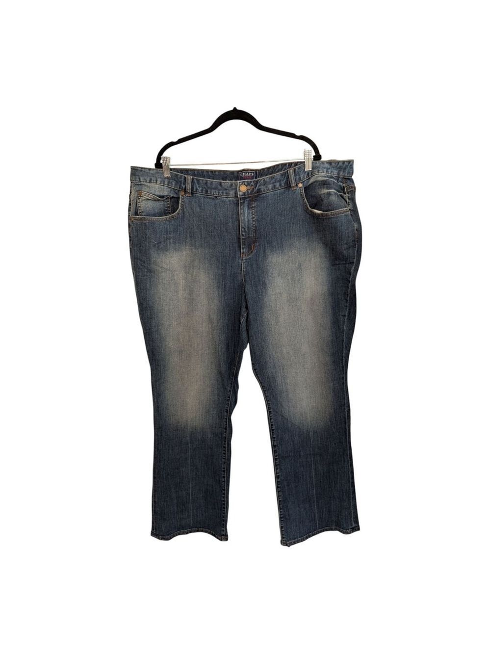 CHAPS High Rise Stretch Classic Jeans 24W Comfort Flare